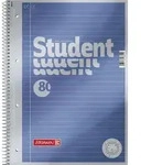 5X BRUNNEN 1067141 Collegeblock A4 liniert Premium - Blau