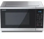SHARP YC-MS252AE-S Mikrowelle, 900W, 11 Leistungsstufen, silber - Silber