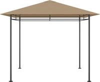 vidaXL Pavillon 3x3x2,7 m Taupe 180 g/m&sup2;