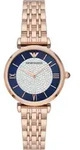 Emporio Armani AR11423 Damenarmbanduhr - Silber/Gold/Dunkelblau