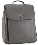 LEONHARD HEYDEN Leder Rucksack Nizza City Backpack Taupe - Taupe/Braun