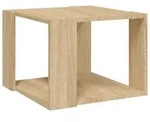 vidaXL Couchtisch Sonoma-Eiche 40x40x30 cm Holzwerkstoff - Braun