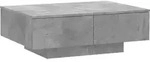vidaXL Couchtisch Betongrau 90x60x31 cm Holzwerkstoff - Grau