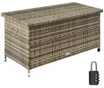 tectake&reg; Auflagenbox Kiruna 121 x 56 x 60 cm - Naturbelassen