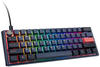 Ducky One 3 Cosmic Blue Mini Gaming Tastatur, RGB LED - MX-Blue (US)