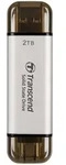 Transcend ESD310, 2 TB, 1050 MB/s, Silber