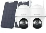 Reolink Argus PT+Solarpanel, 2K+ 5MP Akku PT &Uuml;berwachungskamera Aussen, 2,4/5GHz
