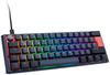 Ducky One 3 Cosmic Blue Mini Gaming Tastatur RGB LED - MX-Speed-Silver
