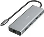 Hama USB-C-Hub CONNECT2Media, Multiport - Grau