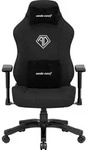 Gaming-Stuhl Anda Seat Phantom 3 - Gr&ouml;&szlig;e L, schwarzes Stoffdesign - Schwarz
