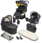 BabyGo Kombikinderwagen Style 3in1, mustard