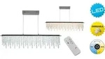 N&auml;ve LED Pendelleuchte "Diamonds" - Material: Metall, Acryl - Farbe: chrom; 6093242