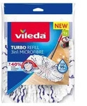 Wischmopp Ersatzkopf VILEDA TURBO 3in1 Mikrofaser 1 Stk. Wei&szlig; - Blau/Wei&szlig;