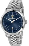 Maserati R8853118021 Epoca Herrenuhr 42mm 10ATM - Silber