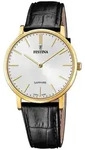 Festina Uhr Swiss Herren schwarz Armband Leder UF20016/1 - Schwarz