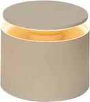 Zafferano Push Up Tischlampe - Aufladbare LED Au&szlig;enlampe - 12 cm - Creme