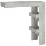 vidaXL Wand-Bartisch Betongrau 102x45x103,5 cm Holzwerkstoff - Grau