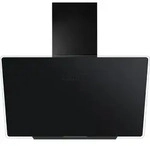 YUNA Dunstabzugshaube DUANA 60 cm Schwarz Glasfront 3 Leistungsstufen Abluft...