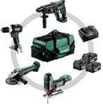 Metabo Akku Combo Set Bauhandwerk 4.3 SB 18 LT BL + W 18 L 9-125 Quick + KH 18 LTX 24