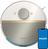 Philips 7000 series HomeRun Aqua XU7000/02 Saug- und Wischroboter, Beutellos, Gold,