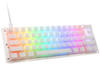 Ducky One 3 Aura White Mini Gaming Tastatur, RGB LED - MX-Speed-Silver (US)