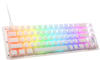 Ducky One 3 Aura White SF Gaming Tastatur, RGB LED - MX-Silent-Red (US)