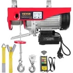 VEVOR Elektrische Seilwinde 400kg bis 800kg Hubh&ouml;he 12m Seilzug 1450W...