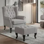 Sessel Chesterfield, Relaxsessel Clubsessel Ohrensessel, wasserabweisend...