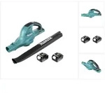 Makita DUB 361 M 2x 18 V / 36 V Akku Laubbl&auml;ser Gebl&auml;se + 2x Makita BL 1840 B...