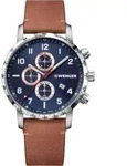 Wenger Herrenuhr 01.1543.108 Chronographen - Braun