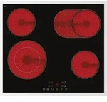 PKM EB-C4-2KBTCG, Schwarz, Integriert, 60 cm, Keramik, Glaskeramik, 4 Zone(n) -