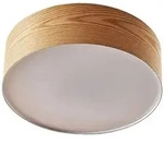Lindby Deckenleuchte Dominic, &Oslash; 45 cm, 3-flammig, Holz - Hellbraun