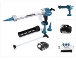 Makita DCG 180 M1X Akku Kartuschenpistole 18 V 300 / 600 ml + 1x Akku 4,0 Ah - ohne
