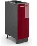 Apothekerschrank Vicco Fame-Line Bordeaux Hochglanz 30 cm ohne Arbeitsplatte, Model