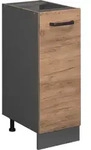 Apothekerschrank Vicco R-Line Goldkraft Eiche 30 cm ohne Arbeitsplatte, Model 37832 -