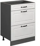 K&uuml;chenunterschrank Vicco R-Line Wei&szlig; Landhaus 60 cm mit Schubladen, ohne
