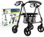 Weinberger Rollator leicht & einstellbar, 6,2 KG, Sitz mit R&uuml;ckenlehne, Netz &