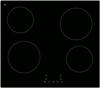 YUNA Glaskeramik-Kochfeld CALOR EBK4, Touch Control, 4 Kochzonen, Timer und