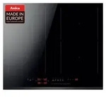 Amica KMI 776 660 F, Schwarz, Integriert, 59.2 cm, Zonen-Induktionskochfeld, 4