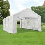 Juskys Partyzelt Gala 3 x 6 m - UV-Schutz Plane, flexible Seitenw&auml;nde - Pavillon