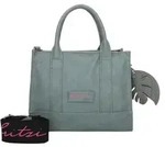Fritzi aus Preu&szlig;en Umh&auml;ngetasche Handtasche Eco Square Crossbody Bag Leaf gr&uuml;n -
