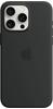 iPhone 15 Pro Max Silikon Case mit MagSafe - Schwarz