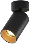 Arcchio Strahler Brinja, schwarz, rund, 13 cm hoch, &Oslash; 6 cm - Schwarz