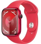 Apple Watch 9 GPS 45mm Alu (PRODUCT)RED Sportarmb. S/M - Schwarz