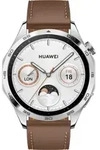 Huawei WATCH 4, 3,63 cm (1.43"), AMOLED, Touchscreen, GPS, 48 g - Braun