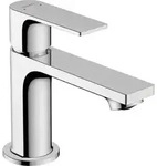 hansgrohe Waschtisch-Einhebelmischer Rebris E 80 mit Zugstangen-Ablaufgarnitur, chrom
