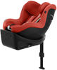Cybex Sirona Gi (G i) I-Size Plus Reboard Kindersitz inkl. Base, Farbe:Hibiscus Red