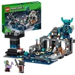 LEGO 21246 Minecraft Das Duell in der Finsternis Set, Biom Spielzeug, alte Stadt mit