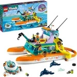 LEGO 41734 Friends Seerettungsboot Tierrettungs-Spielzeug Set mit Delfin-Tier-Figuren