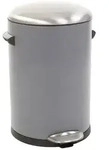 Retro Treteimer mit markanten Griffen und Kugelkappe | 12 Liter, Hx&Oslash; 41,2x25cm 